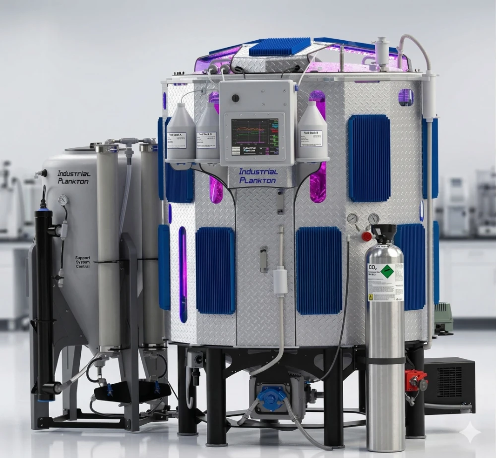 Fotobiorreactor1250L Fotobiorreactor de algas PBR 1250 L