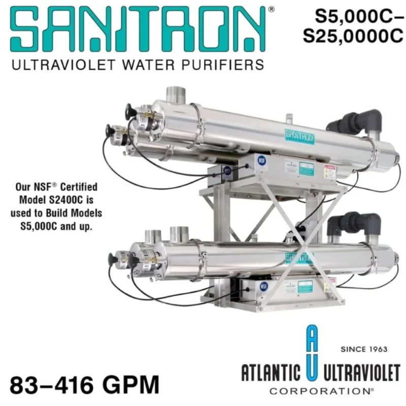 Sanitron Equipo para desinfección de agua Sanitron