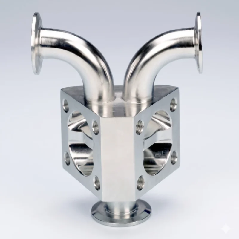 Válvula esterilizable multipuerto